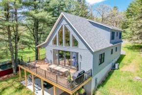 New Construction Amazing Lakefront Home with Hot Tub Firepit